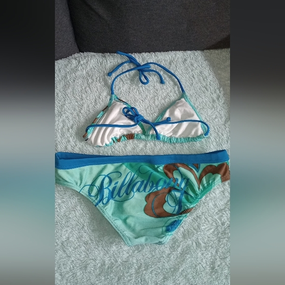 Blue and Green Bikini Set - Picture 2 of 2